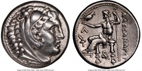 MACEDONIAN KINGDOM. Alexander III the Great (336-323 BC). AR tetradrachm (26mm, 3h). NGC Choice VF. Posthumous issue of Amphipolis, ca. 315-294 BC. He...