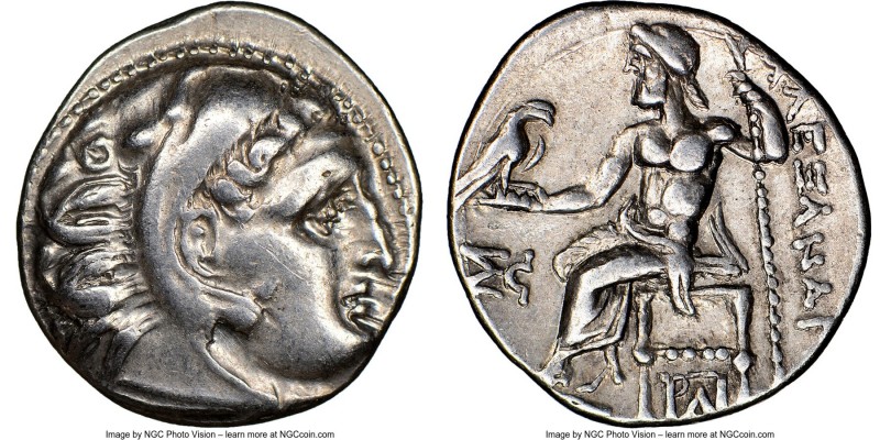 MACEDONIAN KINGDOM. Alexander III the Great (336-323 BC). AR drachm (19mm, 1h). ...