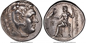 IONIA. Miletus. Ca. early 3rd century BC. AR tetradrachm (29mm, 16.91 gm, 12h). NGC AU 5/5 - 3/5, brushed. Late lifetime or early posthumous Alexander...