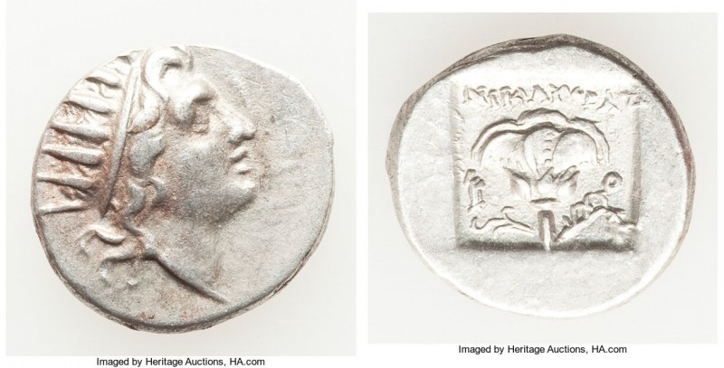 CARIAN ISLANDS. Rhodes. Ca. 88-84 BC. AR drachm (16mm, 2.72 gm, 12h). Choice VF....