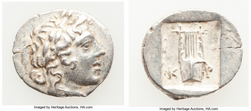 LYCIAN LEAGUE. Cragus. Ca. 48-20 BC. AR hemidrachm (15mm, 1.68 gm, 12h). AU. Ser...