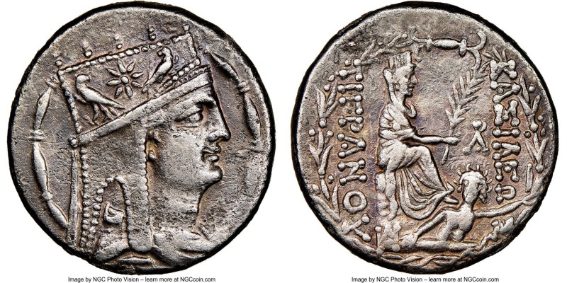 ARMENIAN KINGDOM. Tigranes II the Great (95-56 BC). AR tetradrachm (27mm, 15.33 ...