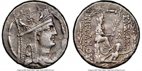 ARMENIAN KINGDOM. Tigranes II the Great (95-56 BC). AR tetradrachm (27mm, 15.33 gm, 1h). NGC XF 5/5 - 3/5. Antioch, ca. 83-70. Diademed and draped bus...