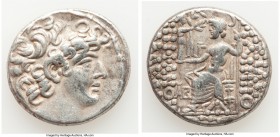 SELEUCID KINGDOM. Philip I Philadelphus (ca. 95/4-76/5 BC). Aulus Gabinius, as Proconsul (57-55 BC). AR tetradrachm (26mm, 15.41 gm, 12h). Choice Fine...
