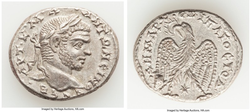 SYRIA. Laodicea. Caracalla (AD 198-217). BI tetradrachm (28mm, 12.53 gm, 12h). C...