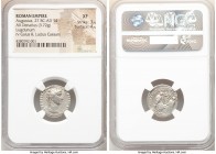 Augustus (27 BC-AD 14). AR denarius (18mm, 3.72 gm, 1h). NGC XF 3/5 - 4/5. Lugdunum, 2 BC-AD 4. CAESAR AVGVSTVS-DIVI F PATER PATRIAE, laureate head of...