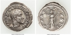 Maximinus I (AD 235-238). AR denarius (21mm, 2.66 gm, 12h). XF. Rome, March AD 235-January AD 236. IMP MAXIMINVS PIVS AVG, laureate, draped and cuiras...