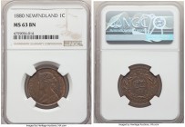 Newfoundland. Victoria "Round O" Cent 1880 MS63 Brown NGC, London mint, KM1. Variety with round "O". 

HID09801242017

© 2020 Heritage Auctions | ...