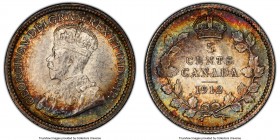 George V 5 Cents 1912 MS64+ PCGS, Ottawa mint, KM22. Multi-colored peripheral toning. 

HID09801242017

© 2020 Heritage Auctions | All Rights Rese...