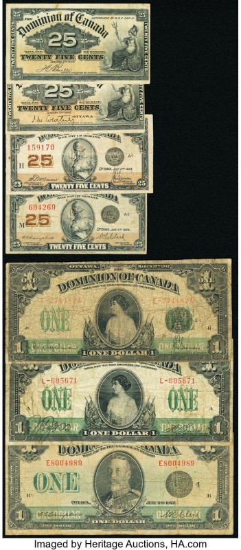 Canada Group Lot of 7 Examples Very Good-Fine. 

HID09801242017

© 2020 Heritage...
