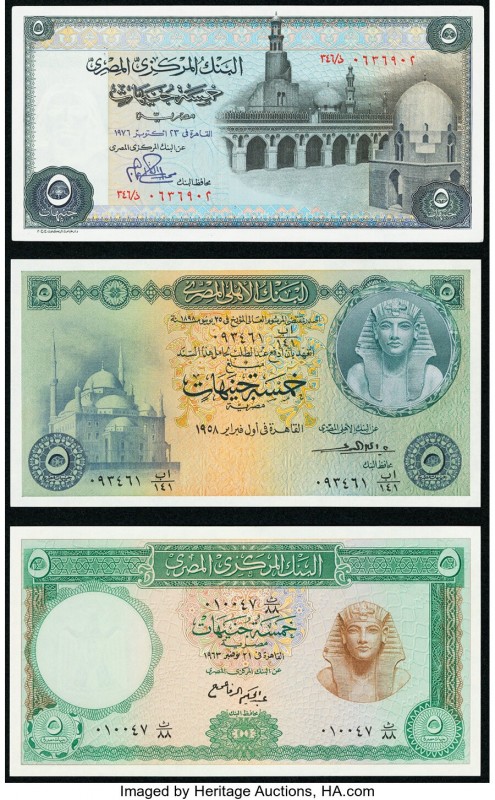 Egypt Group Lot of 6 Examples Crisp Uncirculated. 

HID09801242017

© 2020 Herit...