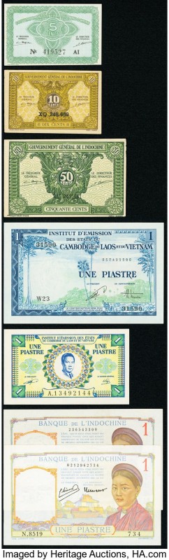 French Indochina Group of 7 Examples About Uncirculated-Uncirculated. 

HID09801...