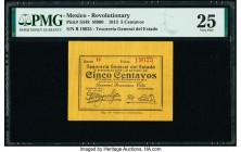 Mexico Tesoreria General del Estado Chihuahua 5 Centavos 10.12.1913 Pick S548 M900 PMG Very Fine 25. 

HID09801242017

© 2020 Heritage Auctions | All ...