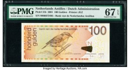 Netherlands Antilles Bank van de Nederlandse Antillen 100 Gulden 2001 Pick 31b PMG Superb Gem Unc 67 EPQ. 

HID09801242017

© 2020 Heritage Auctions |...