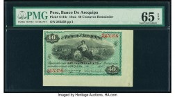 Peru Banco de Arequipa 40 Centavos 18xx Pick S116r Remainder PMG Gem Uncirculated 65 EPQ. 

HID09801242017

© 2020 Heritage Auctions | All Rights Rese...