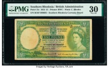 Southern Rhodesia Southern Rhodesia Currency Board 1 Pound 10.3.1954 Pick 13c PMG Very Fine 30. 

HID09801242017

© 2020 Heritage Auctions | All Right...