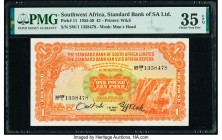 Southwest Africa Standard Bank of South Africa Limited 1 Pound 1.5.1958 Pick 11 PMG Choice Very Fine 35 EPQ. 

HID09801242017

© 2020 Heritage Auction...