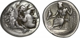 KINGS OF MACEDON. Antigonos I Monophthalmos. As Strategos of Asia, 320-306/5 BC. Drachm. types of Alexander III. Sardes mint. 
Struck 319-315 BC.
Obv:...