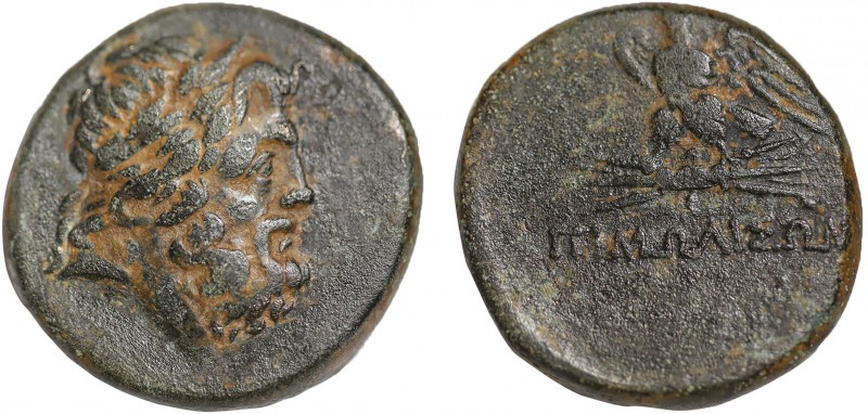 PAPHLAGONIA. Pimolisa. Ae.Time of Mithradates VI Eupator (Circa 120-63 BC).
Obv:...