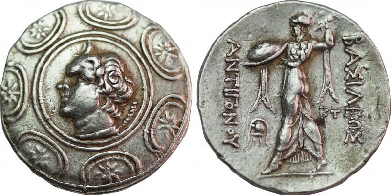 KINGS OF MACEDON. Antigonos II Gonatas (Circa 270-240 BC). Tetradrachm. Pella.
O...