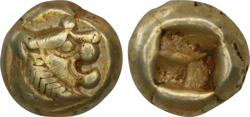 KINGS OF LYDIA. Time of Alyattes to Kroisos (Circa 610-546 BC). EL 1/12 Stater. ...