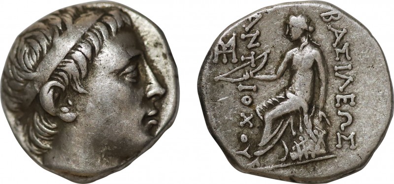 SELEUKID KINGDOM. Antiochos II Theos (261–246 BC). Drachm. Uncertain mint.
Obv: ...