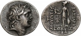KINGS OF CAPPADOCIA. Ariarathes IV Eusebes (220-163 BC). Drachm. Dated RY 32 (189/8 BC).
Obv: Diademed head right.
Rev: ΒΑΣΙΛΕΟΣ ΑΡΙΑΡΑΘΟΥ ΕΥΣΕΒΟΥΣ.
A...