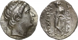SELEUKID KINGDOM. Seleukos II Kallinikos. (246-226 BC). Drachm . Magnesia on the Maeander mint(?). Obv: Diademed bust right, without sideburn. Rev: Ap...