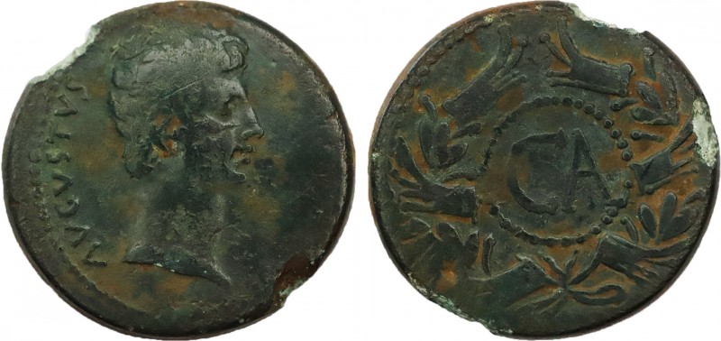 ASIA MINOR , Uncertain .Augustus. Dupondius. (27 BC - 14 AD) - (uncertain mint, ...