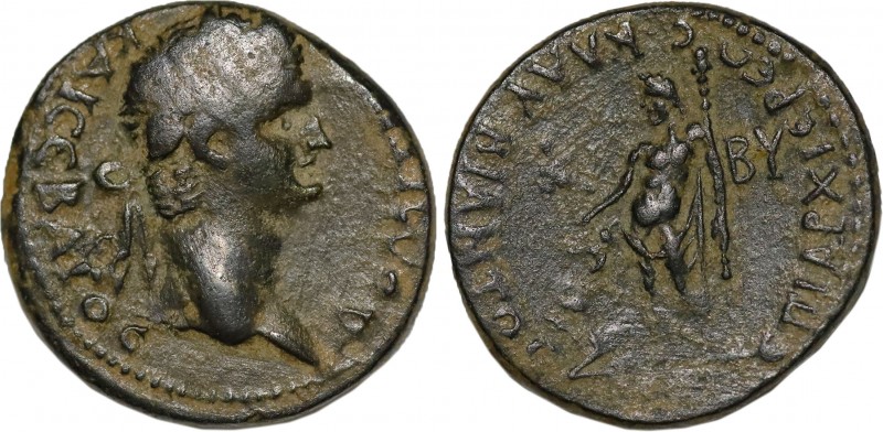 PHRYGIA. Kibyra . Domitian (AD 81-96) Ae.
Magistrate Klau Bias (high priest)
Obv...