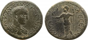 CILICIA. Colybrassos. Severus Alexander (222-235). Ae. Obv: AY K AY CEV AΛEΞANΔPOC - C (E), bust with laurel wreath, drapery and cuirass to the righ. ...