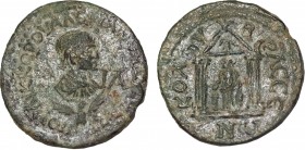 CILICIA. Colybrassus. Valerian II (Caesar, 256-258) . Obv: ΠOV ΛIK KOP OVAΛЄPIANON KAI CЄB. Bareheaded, draped and cuirassed bust right; below, eagle ...