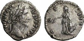 ANTONINUS PIUS (138-161). Denarius. Rome. Obv: ANTONINVS AVG PIVS P P TR P XV. Laureate head right. Rev: COS IIII. Annona standing left, holding grain...