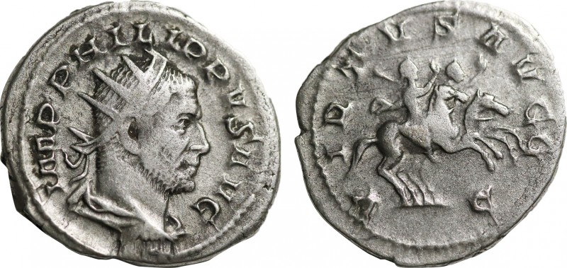 PHILIP I THE ARAB (244-249). Antoninianus. Rome. Obv: IMP PHILIPPVS AVG. Radiate...