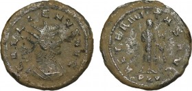 Gallienus. (AD 253-268). Antoninianus. Antioch mint. 15th emission, circa AD 266-268. Obv: Radiate, draped, and cuirassed bust right. Rev: AETERNI TAS...