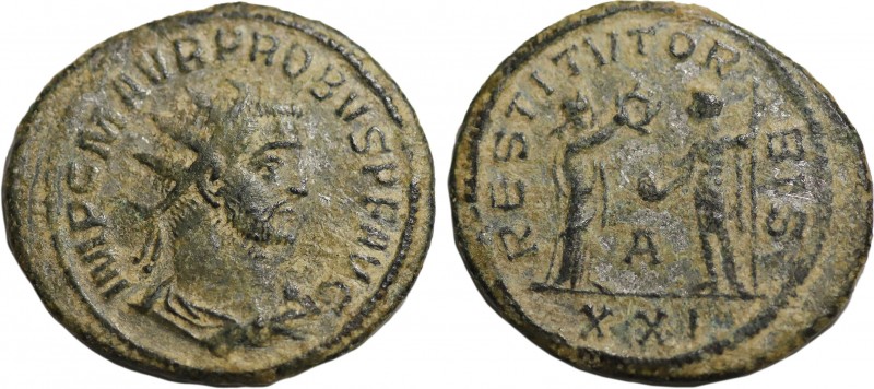 PROBUS (276-282). Antoninianus. Siscia. Obv: IMP C M AVR PROBVS P F AVG. Radiate...