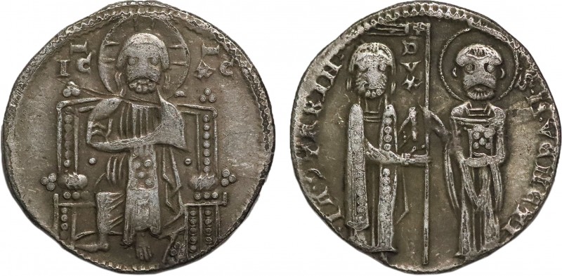 ITALY. Venice. Jacopo Contarini (1275-1280). Grosso.
Obv: IA COTARIN S M VENETI ...