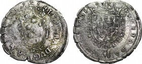 ITALY. Mantova. Vincenzo I Gonzaga with Eleanor de' Medici (1587-1612). 10 Soldi.
Obv: VIN D G DVX M IIII ET M F II.
Crowned coat-of-arms.
Rev: LEONOR...