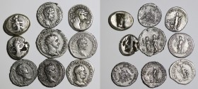 9 Roma Denari & Darius Coins.