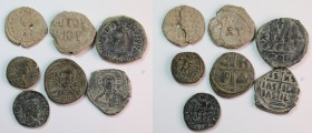 7 Byzantine & Roman Coins.