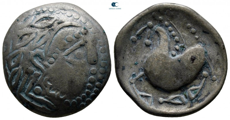 Eastern Europe. Imitation of Philip II of Macedon circa 200-100 BC. 
Tetradrach...
