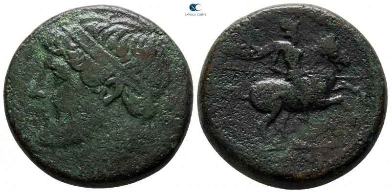 Sicily. Syracuse. Hieron II 275-215 BC. 
Bronze Æ

27 mm., 17,34 g.



ne...
