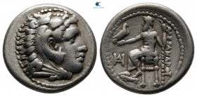 Kings of Macedon. Miletos. Alexander III "the Great" 336-323 BC. Struck under Philoxenos, circa 325-323. Drachm AR