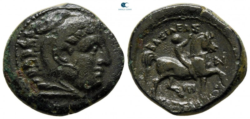 Kings of Macedon. Pella or Amphipolis. Kassander 306-297 BC. 
Bronze Æ

20 mm...