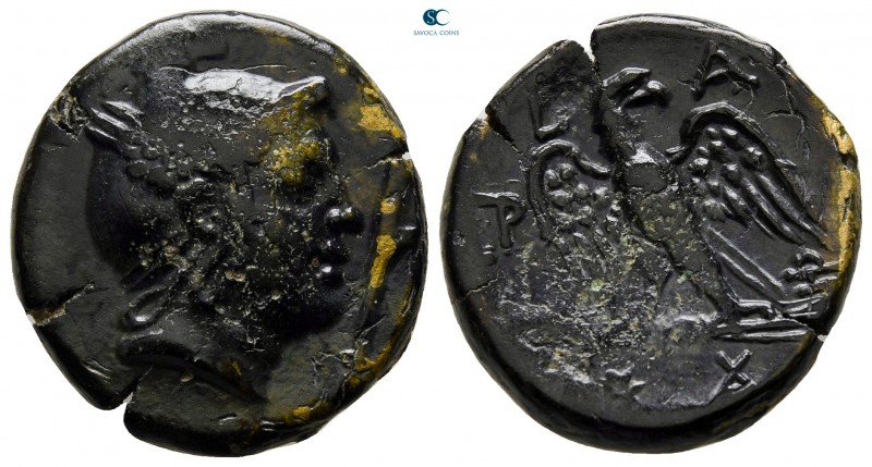 Kings of Macedon. Pella or Amphipolis. Perseus 179-168 BC. 
Bronze Æ

20 mm.,...