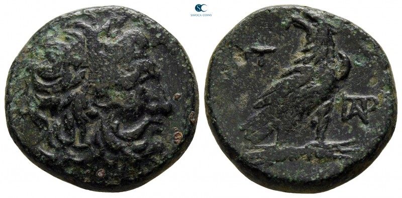 Macedon. Paroreia circa 185-168 BC. 
Bronze Æ

20 mm., 7,75 g.



nearly ...