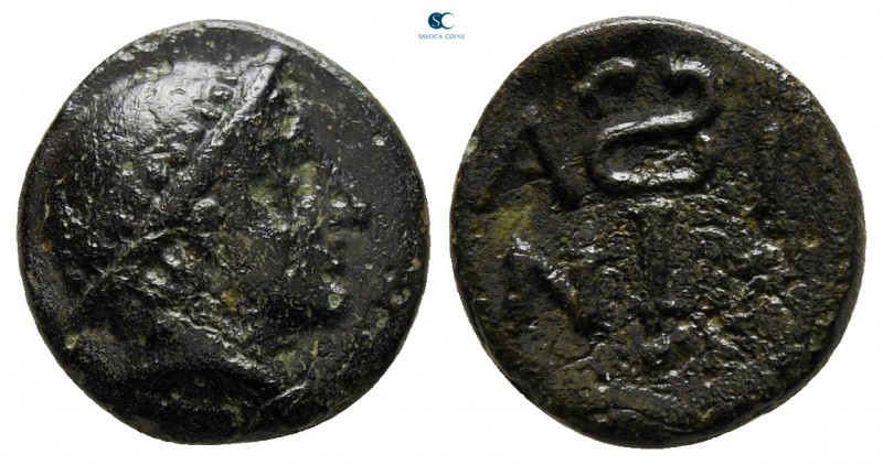 Thrace. Ainos circa 280-200 BC. 
Bronze Æ

12 mm., 1,40 g.



nearly very...