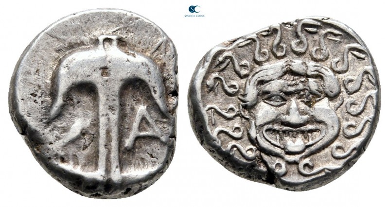 Thrace. Apollonia Pontica circa 480-450 BC. 
Drachm AR

14 mm., 3,31 g.


...