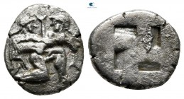 Islands off Thrace. Thasos circa 500-480 BC. 1/3 Stater or Drachm AR