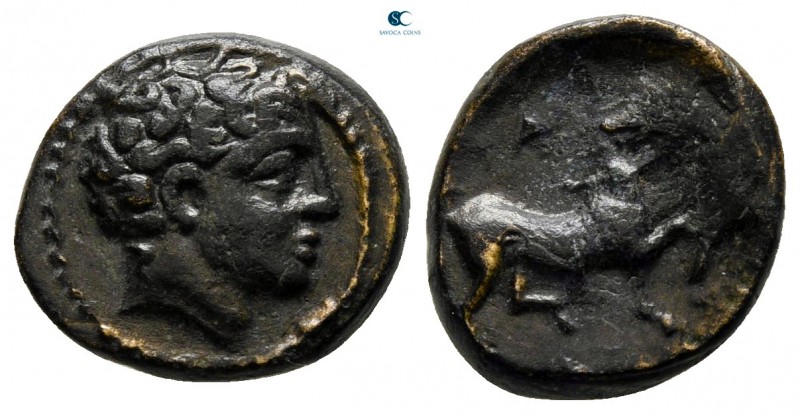 Thessaly. Phalanna circa 220 BC. 
Chalkous Æ

13 mm., 2,07 g.



nearly v...